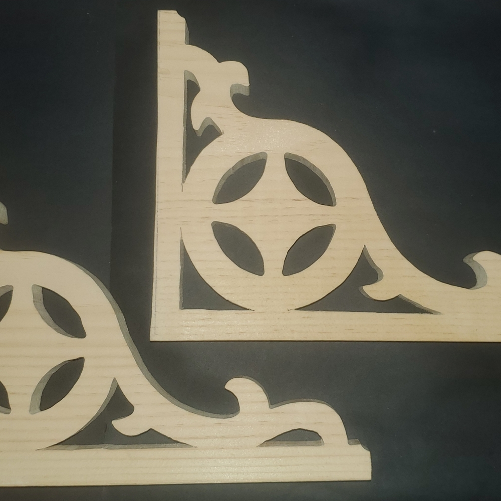 Corbels Set Of 2 Shelf & Screen Door Brackets